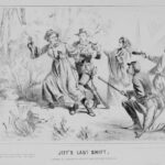 Jeff’s Last Shift. Capture of Jeff. Davis. May 10th 1865, at Irwinsville, Georgia