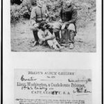 Lieut. Washington, a Confederate Prisoner, and Capt. Custer, U.S.A.